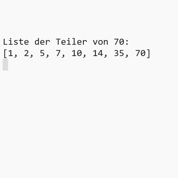 teilerliste